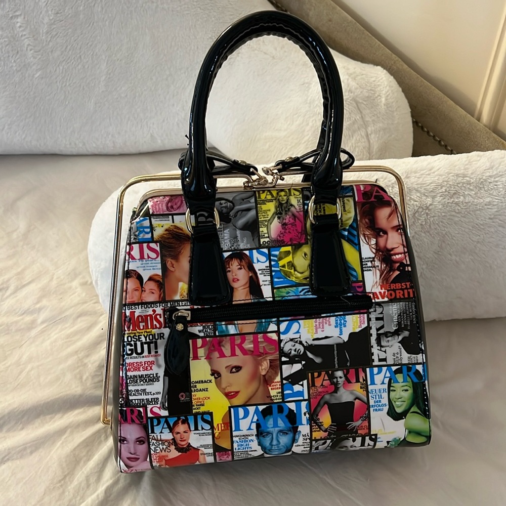 Vogue magazine purse with Crossbody strap